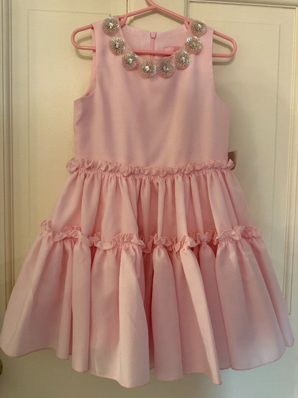 Zoë Ltd Pink Beaded Party Dress NWT